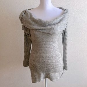 Maurice’s Off The Shoulder Gray Sweater